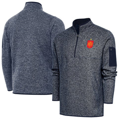 Spain National Team Antigua Elevate Quarter-Zip Pullover for sale - Heather Navy 