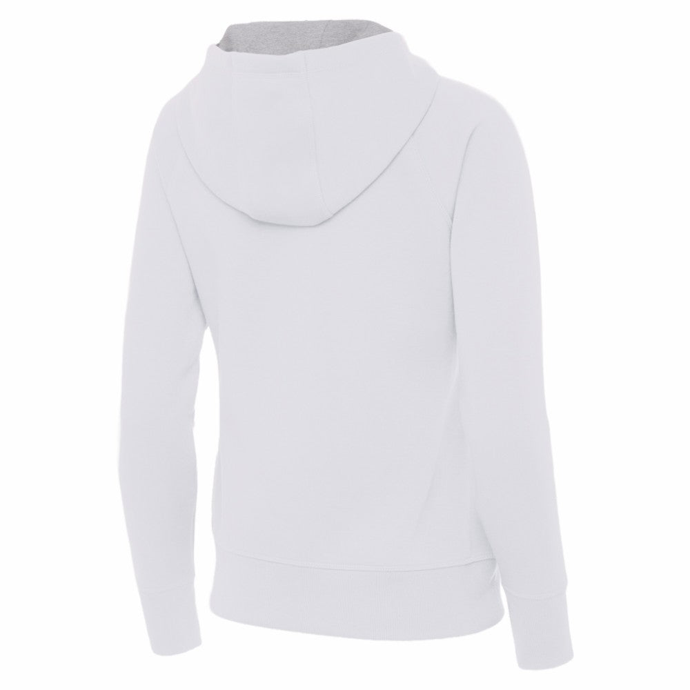 Spain National Team Antigua Women's Takeover Fleece Raglan Full-Zip Hoodie for sale - White 