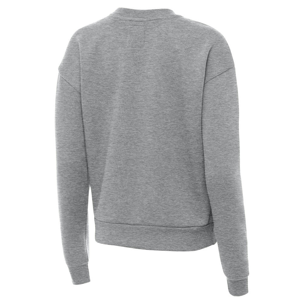 Spain National Team Antigua Women's Takeover Fleece Sweatshirt for sale - Heather Gray 