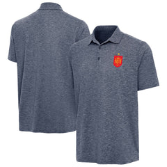 Spain National Team Antigua Triple Shot Polo for sale - Heather Navy 