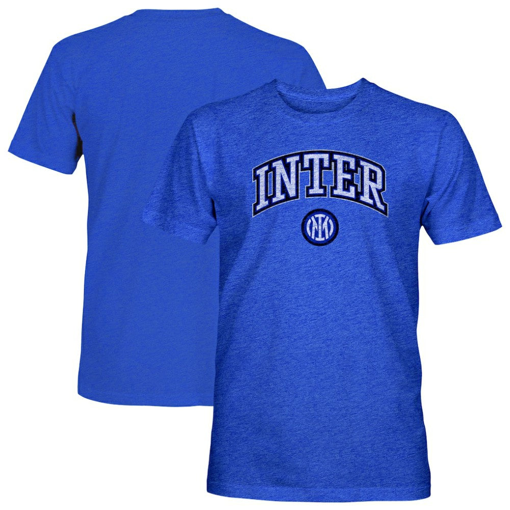 Inter Milan 1863FC Athletic Wordmark Vintage Tri-Blend T-Shirt Discount - Blue 