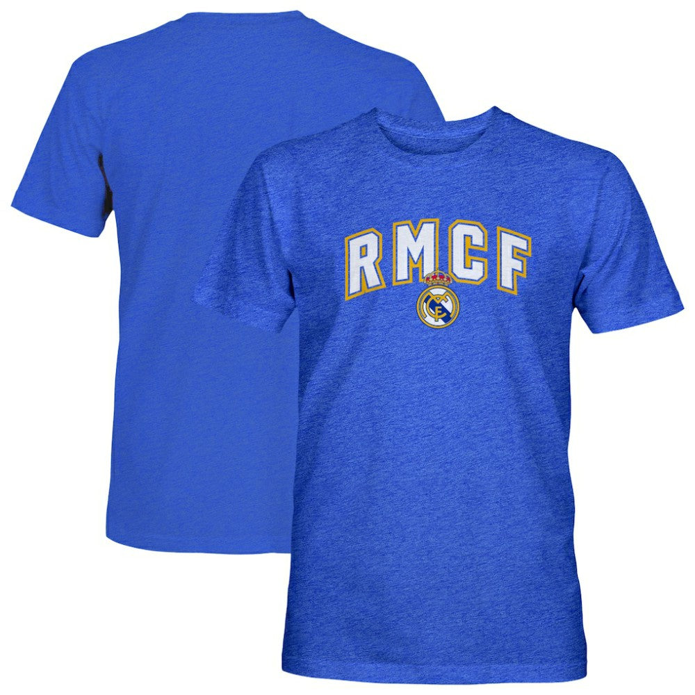 Real Madrid 1863FC Athletic Wordmark Vintage Tri-Blend T-Shirt Discount - Blue 