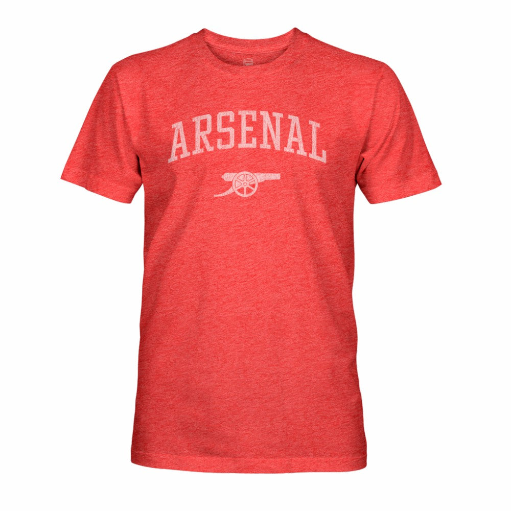 Arsenal 1863FC Athletic Wordmark Vintage Tri-Blend T-Shirt on sale - Red 