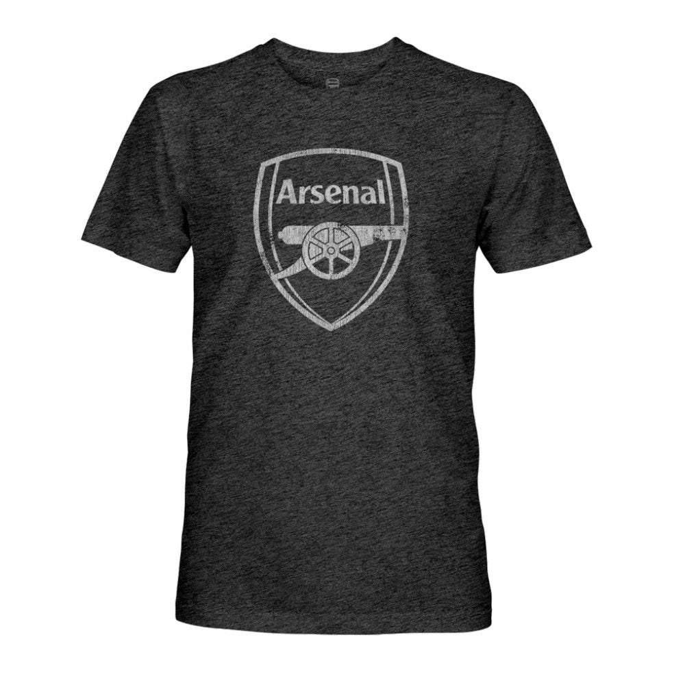Arsenal 1863FC Mono Badge Vintage Tri-Blend T-Shirt on sale - Black 