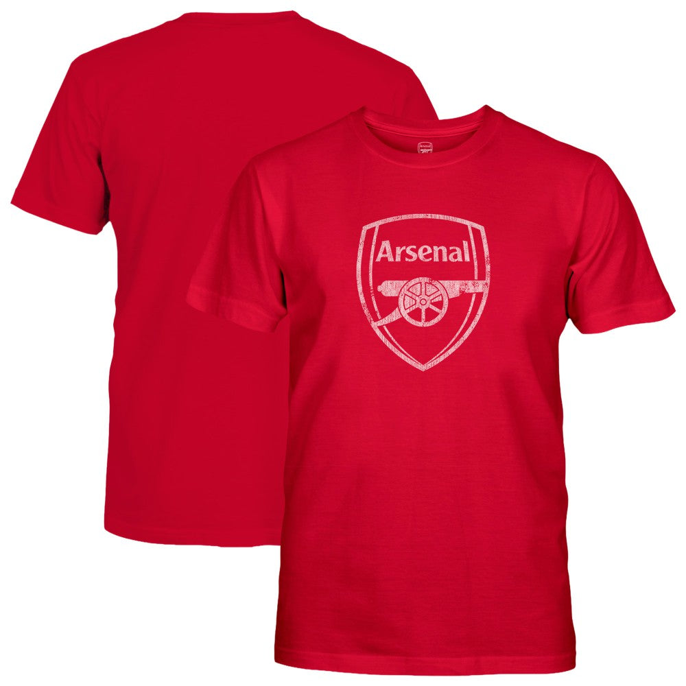 Arsenal 1863FC Youth Mono Badge T-Shirt on sale - Red 