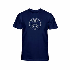 Paris Saint-Germain 1863FC Youth Mono Badge T-Shirt on sale - Navy 