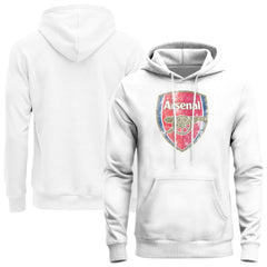 Arsenal 1863FC Color Badge Fleece Hoodie on sale - White 