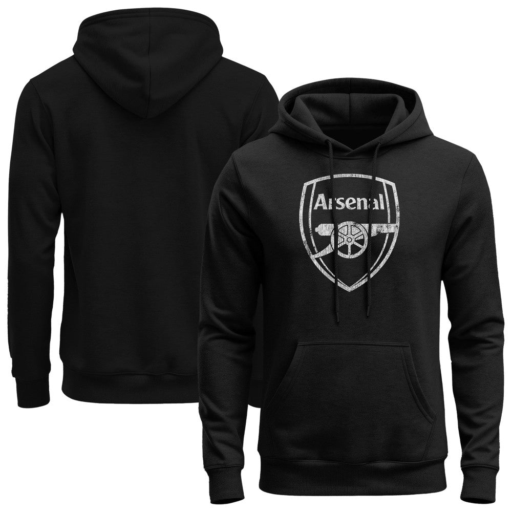Arsenal 1863FC Mono Badge Fleece Hoodie on sale - Black 