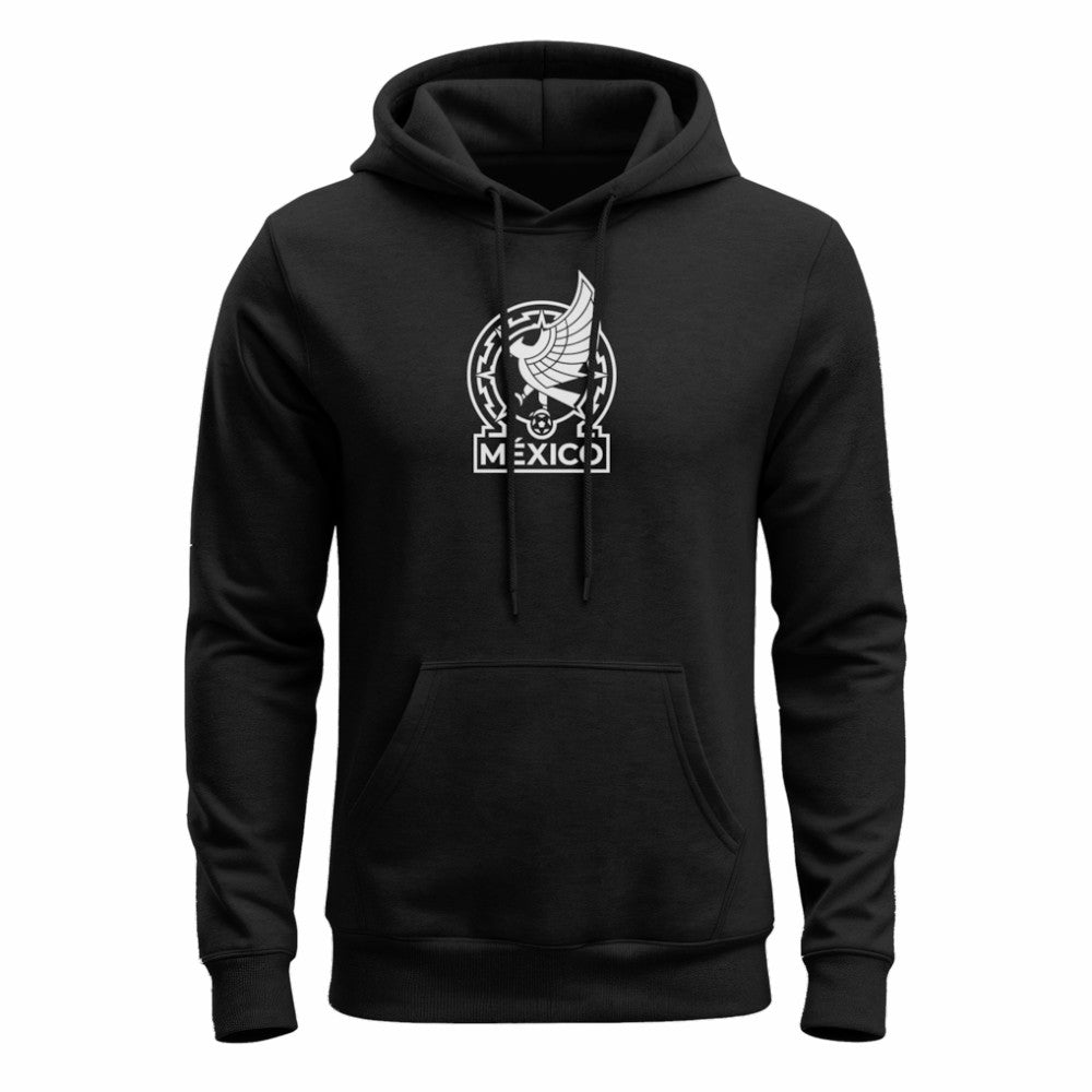 Mexico National Team 1863FC Mono Badge Fleece Hoodie for sale - Black 