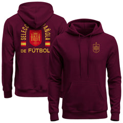 Spain National Team 1863FC True Glory Fleece Hoodie for sale - Maroon 