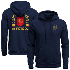 Spain National Team 1863FC True Glory Fleece Hoodie for sale - Navy 