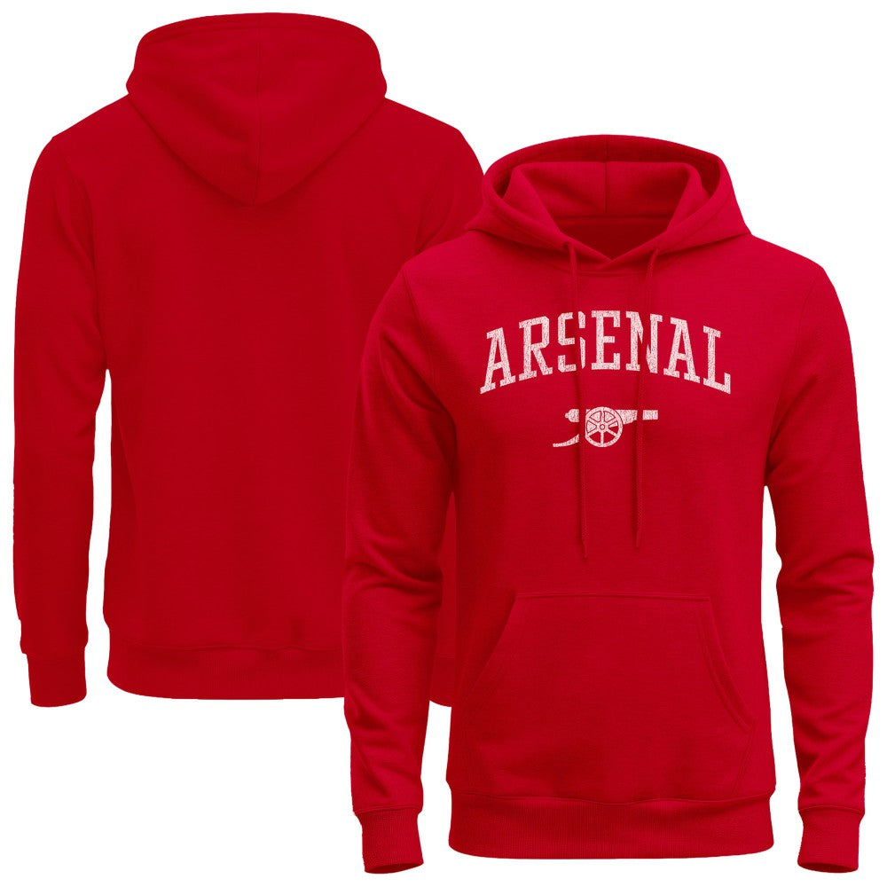 Arsenal 1863FC Athletic Wordmark Fleece Hoodie on sale - Red 