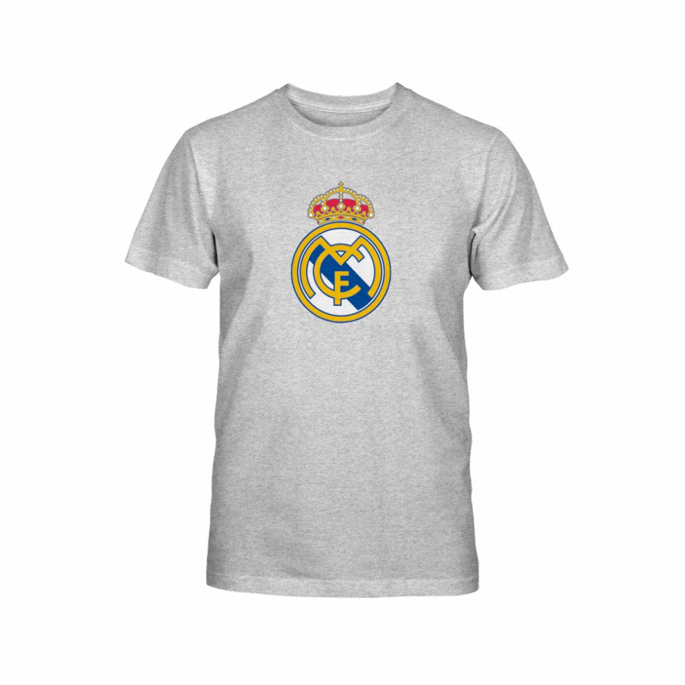 Real Madrid 1863FC Youth Color Badge T-Shirt Discount - Gray 