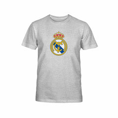 Real Madrid 1863FC Youth Color Badge T-Shirt Discount - Gray 