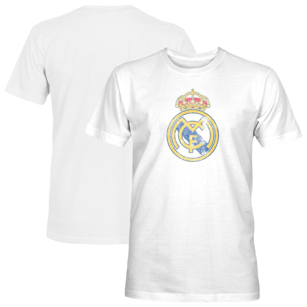 Real Madrid 1863FC Color Badge T-Shirt Discount - White 