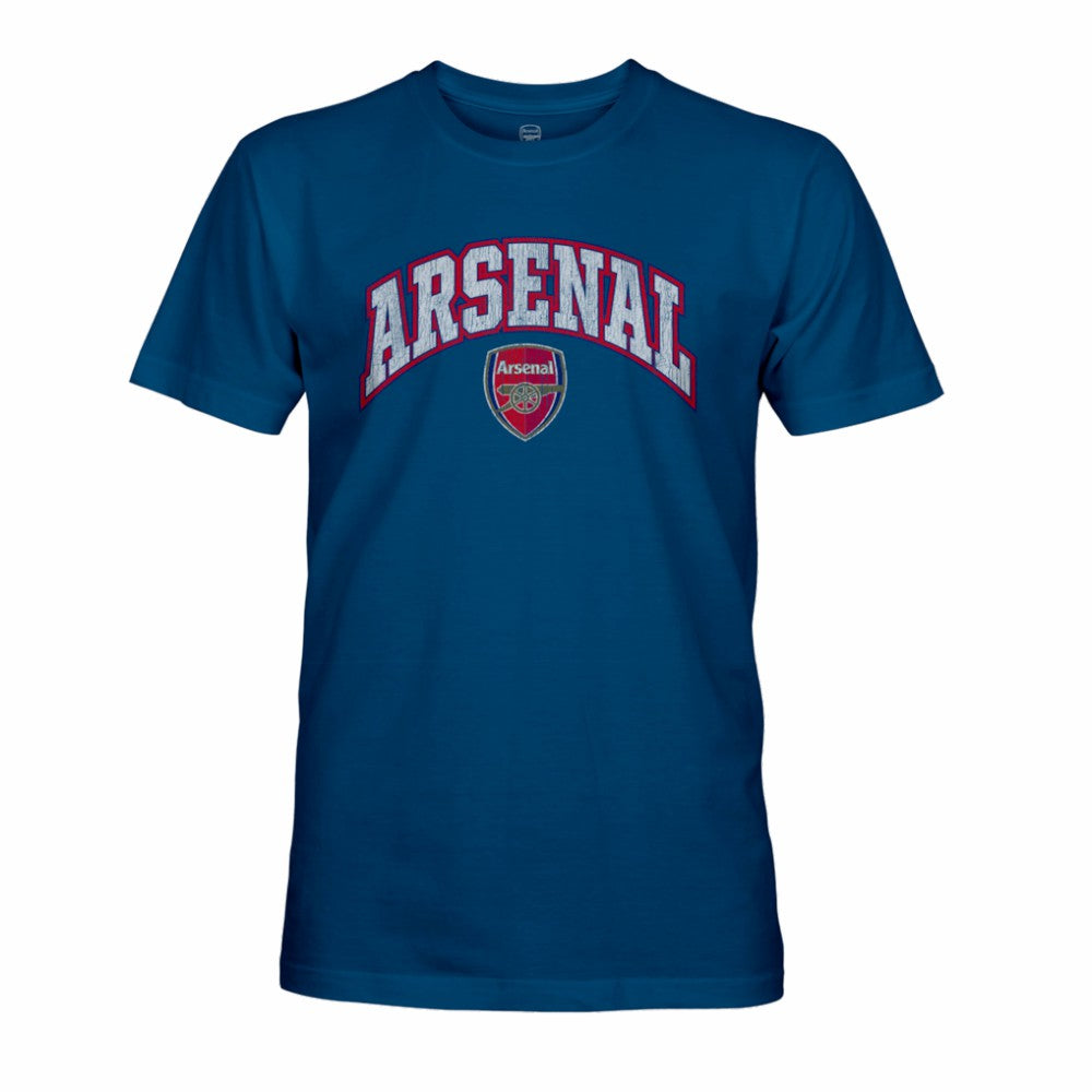 Arsenal 1863FC Wordmark Cotton T-Shirt on sale - Blue 