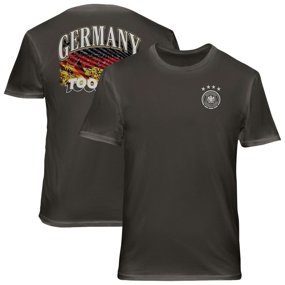 Germany National Team 1863FC Wordmark Cotton T-Shirt for sale - Gray 
