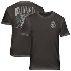 Real Madrid 1863FC Wordmark Cotton T-Shirt Discount - Gray 