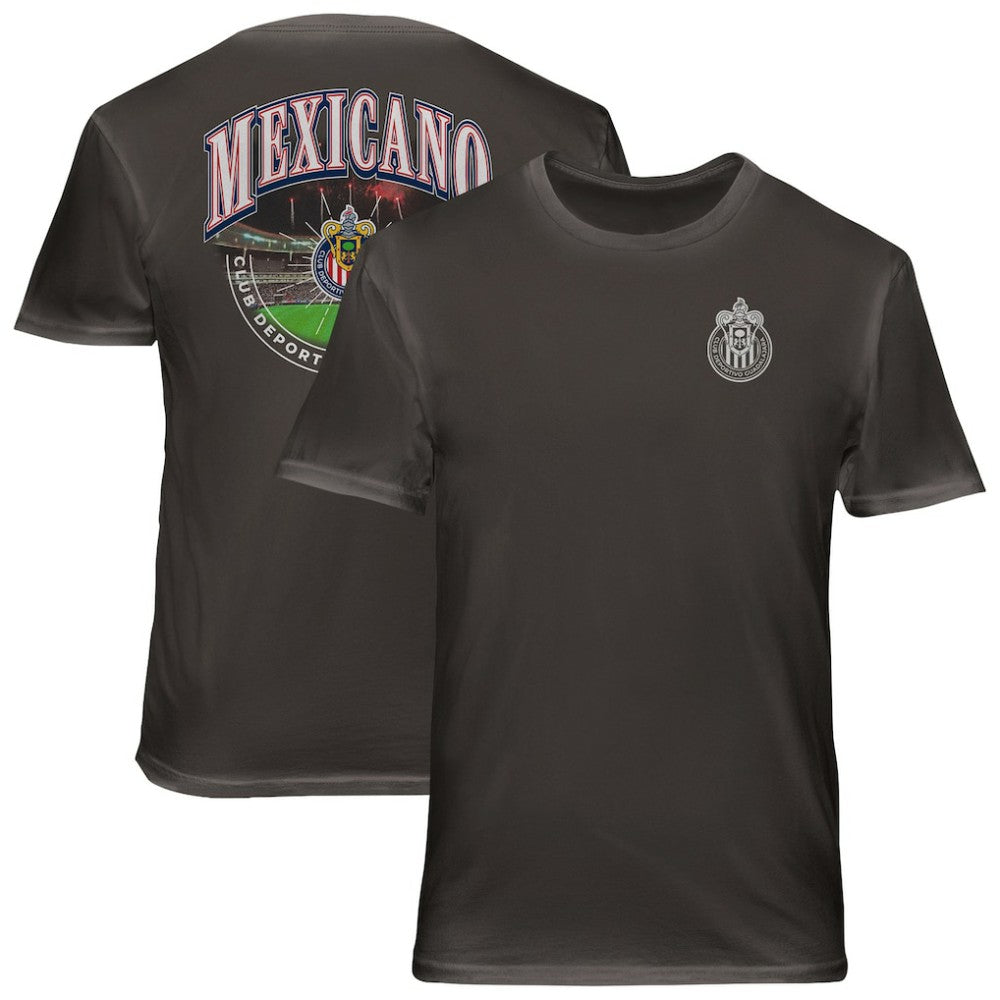 Chivas 1863FC Wordmark Cotton T-Shirt Discount - Gray 