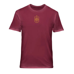 Spain National Team 1863FC Back Wordmark Soft Wash T-Shirt for sale - Red 