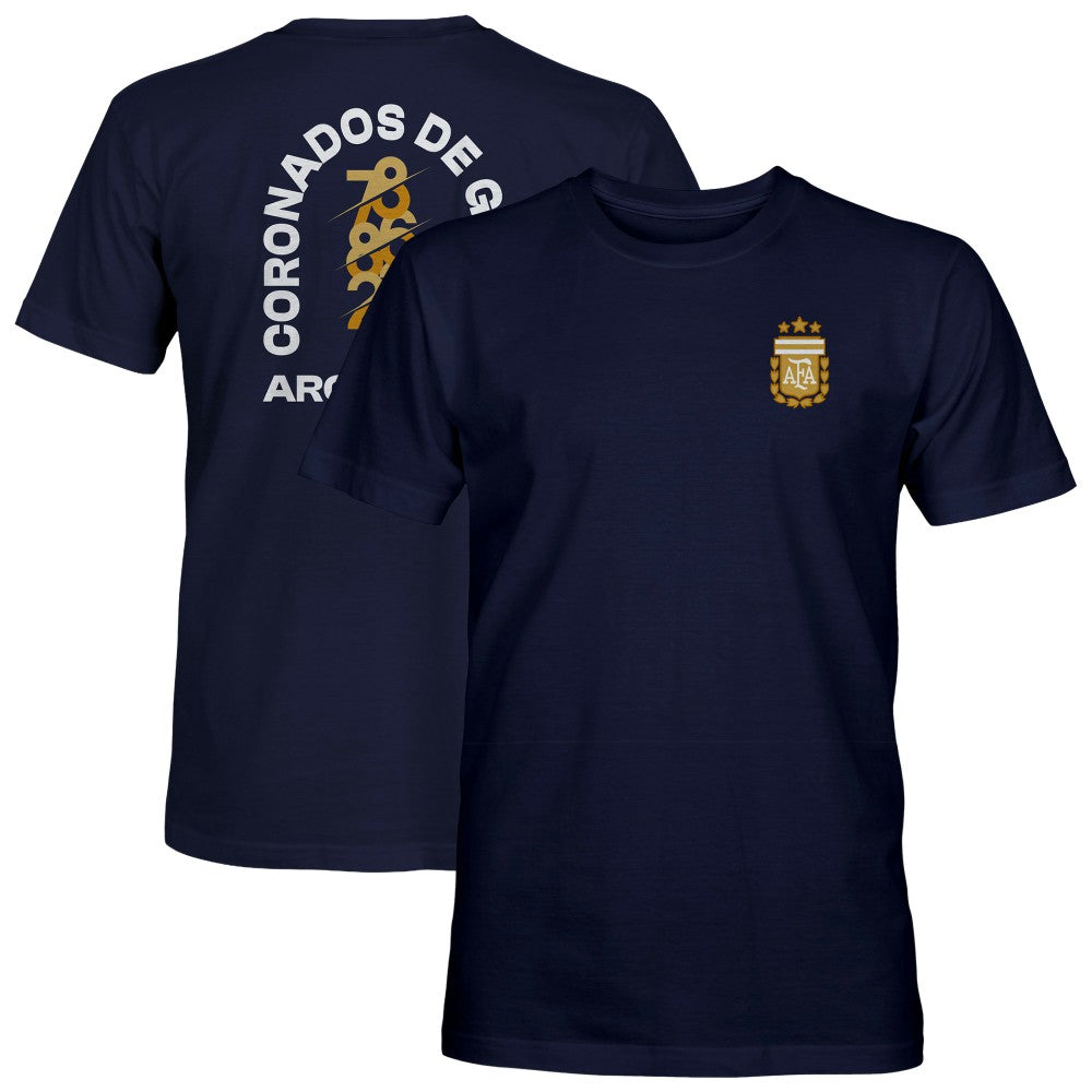 Argentina National Team 1863FC True To Glory Heavyweight T-Shirt for sale - Navy 