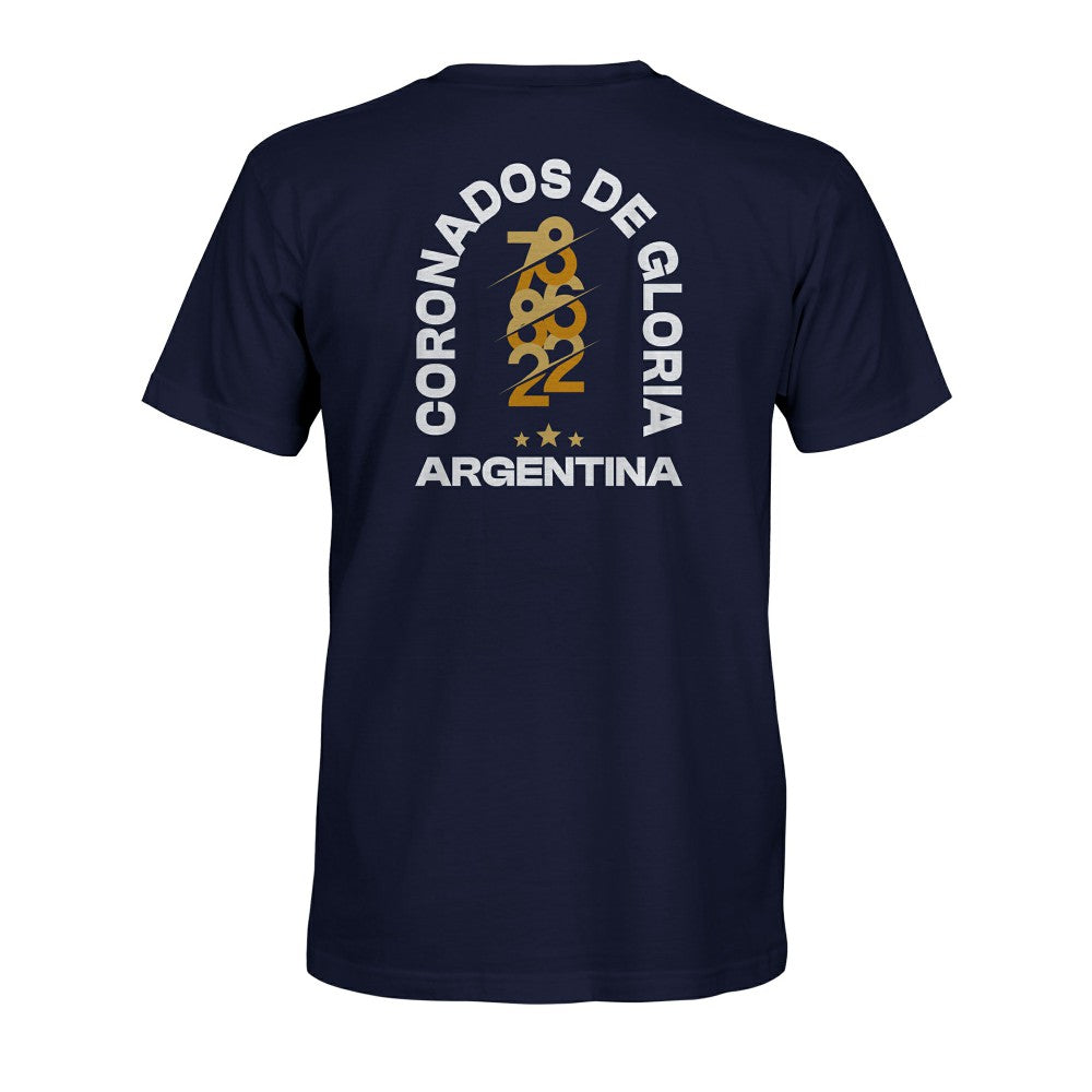 Argentina National Team 1863FC True To Glory Heavyweight T-Shirt for sale - Navy 