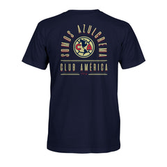 Club America 1863FC True To Glory Heavyweight T-Shirt Discount - Navy 