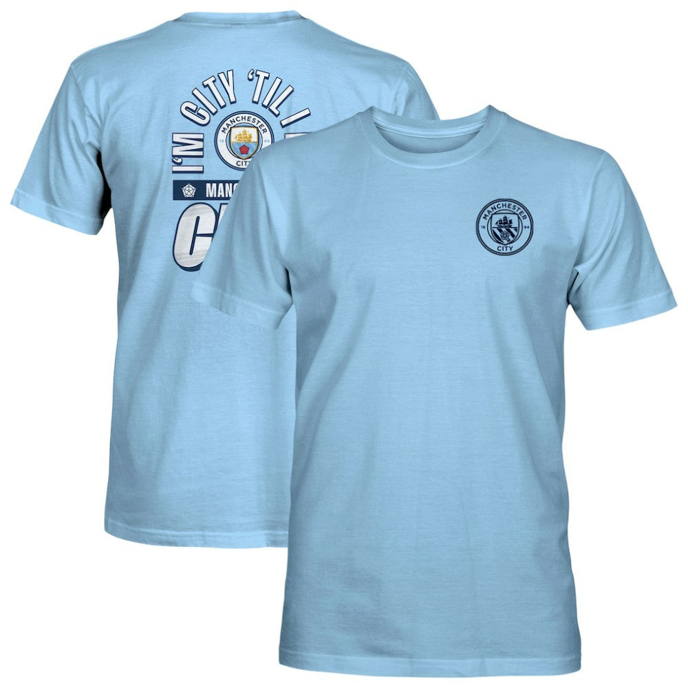 Manchester City 1863FC True To Glory Heavyweight T-Shirt Discount - Light Blue 