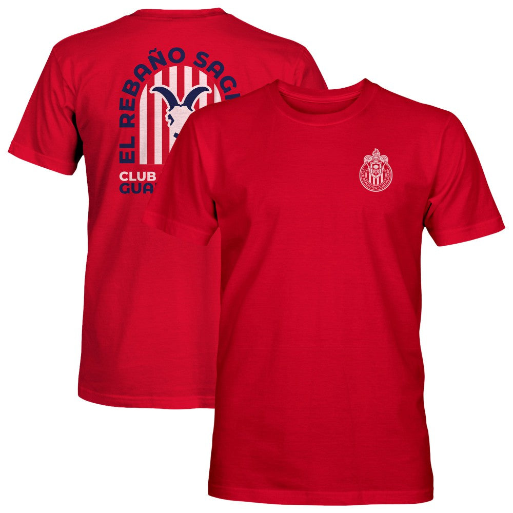 Chivas 1863FC True To Glory Heavyweight T-Shirt Discount - Red 