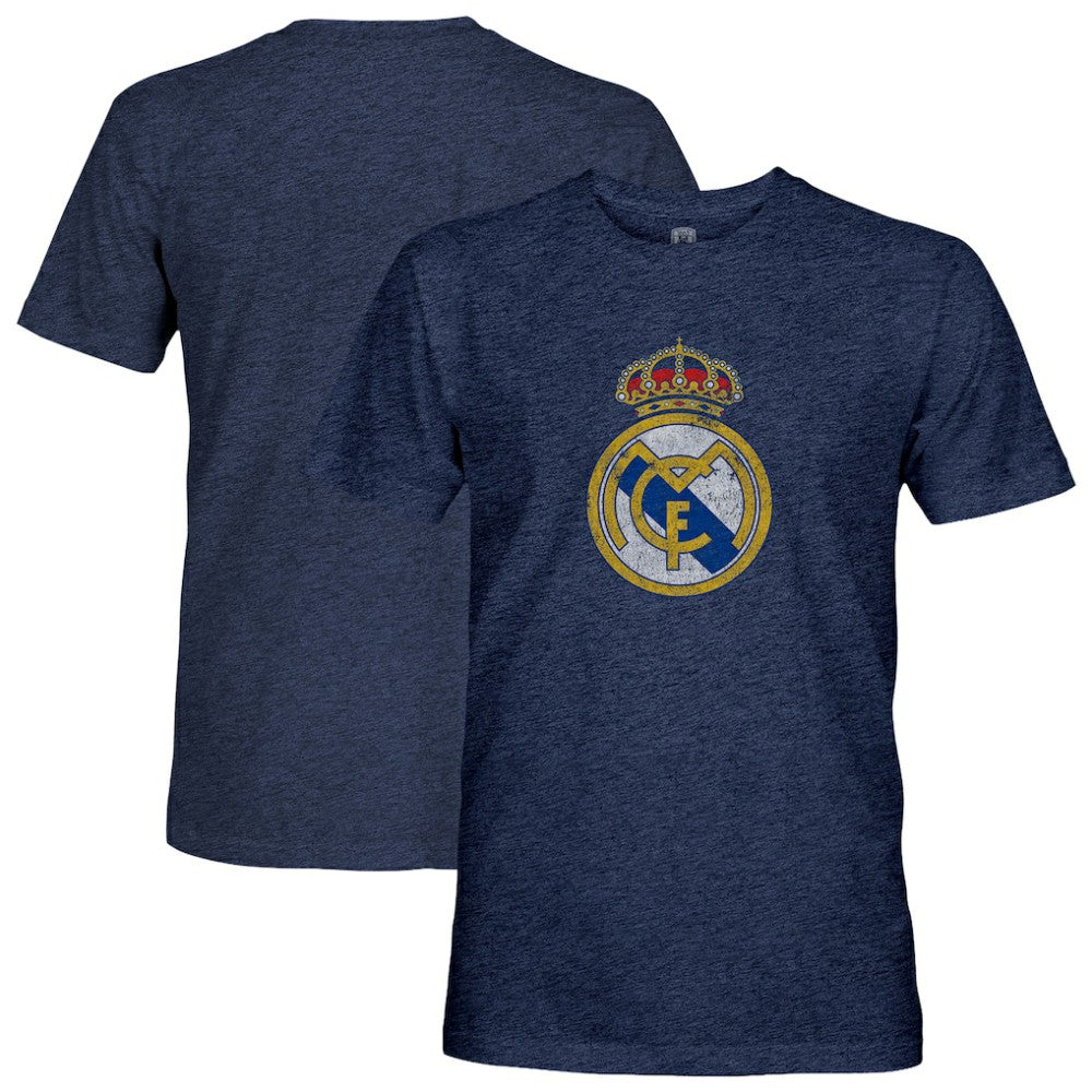 Real Madrid 1863FC Color Badge Tri-Blend T-Shirt Discount - Navy 
