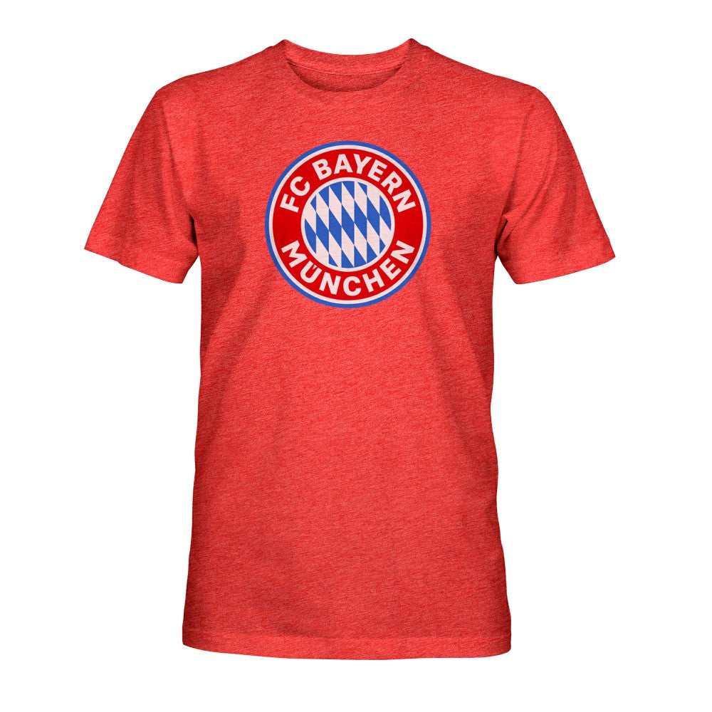Bayern Munich 1863FC Color Badge Tri-Blend T-Shirt on sale - Red 
