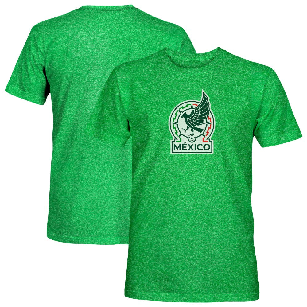 Mexico National Team 1863FC Color Badge Tri-Blend T-Shirt for sale - Green 