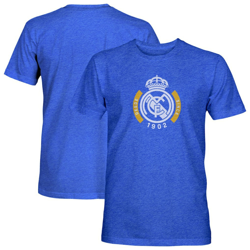 Real Madrid 1863FC Since Vintage Tri-Blend T-Shirt Discount - Blue 