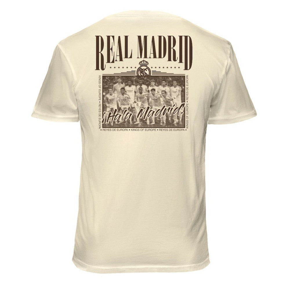 Real Madrid 1863FC Vintage Soft Wash T-Shirt Discount - Cream 