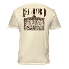 Real Madrid 1863FC Vintage Soft Wash T-Shirt Discount - Cream 