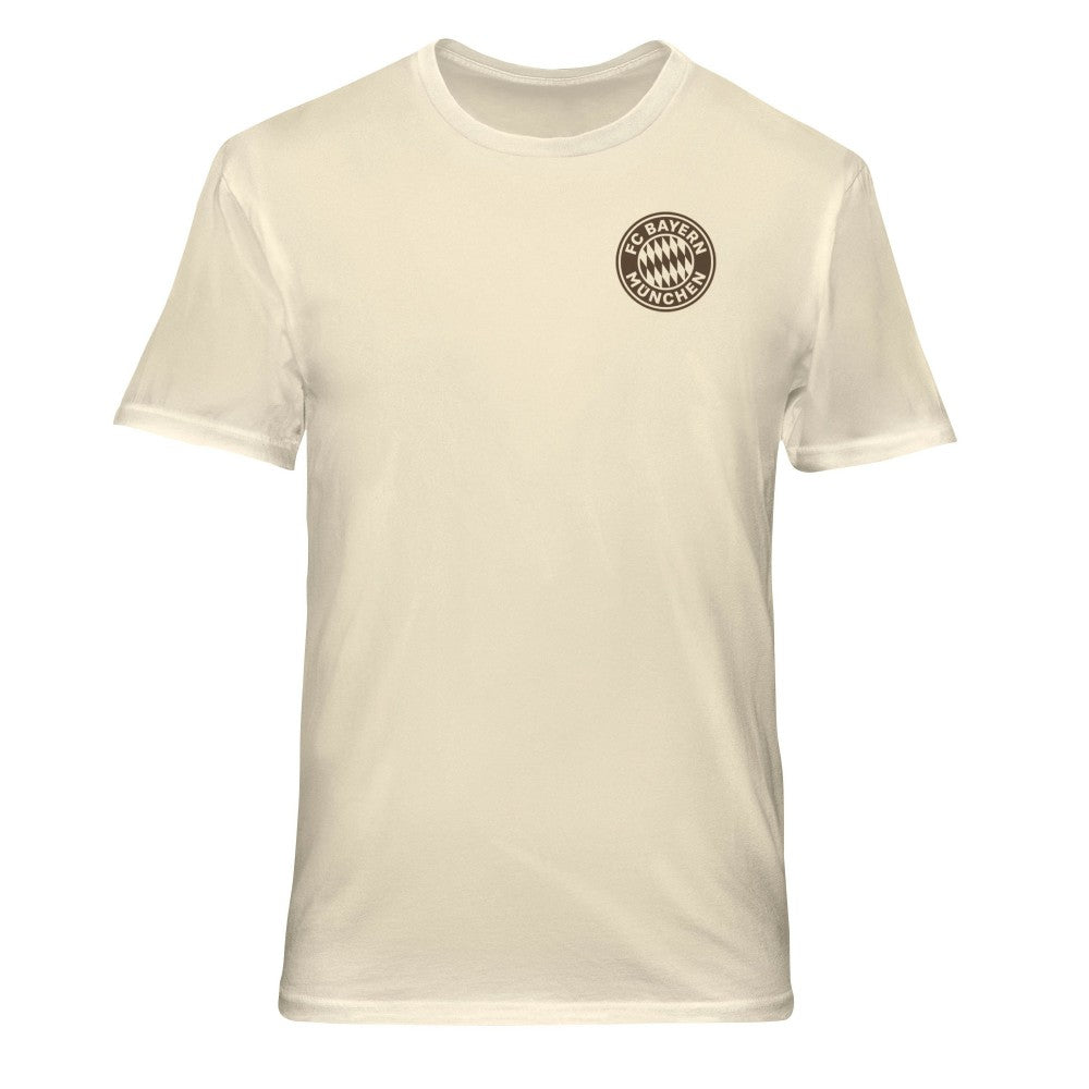 Bayern Munich 1863FC Vintage Soft Wash T-Shirt on sale - Cream 
