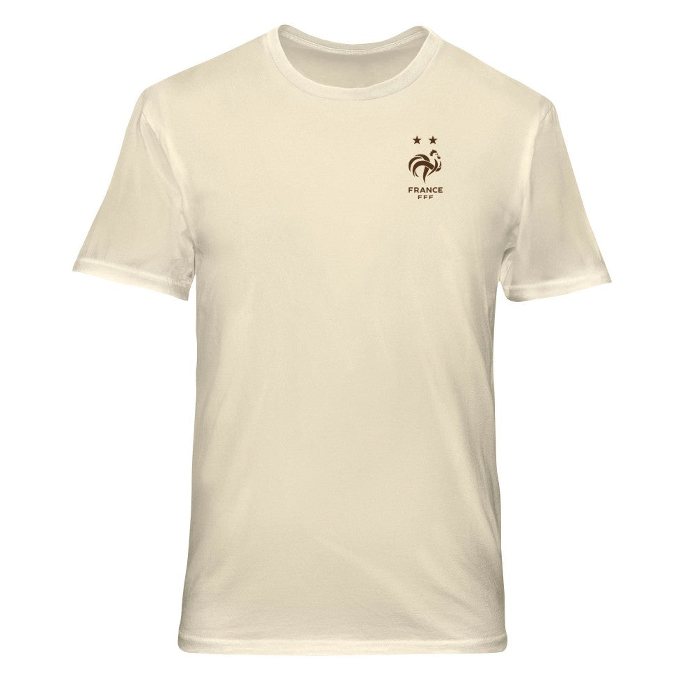 France National Team 1863FC Vintage Soft Wash T-Shirt for sale - Cream 