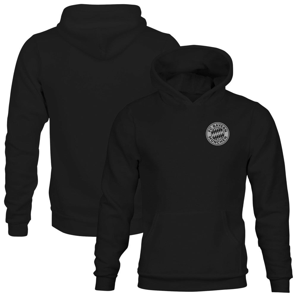 Bayern Munich 1863FC Youth Mono Badge Fleece Hoodie on sale - Black 