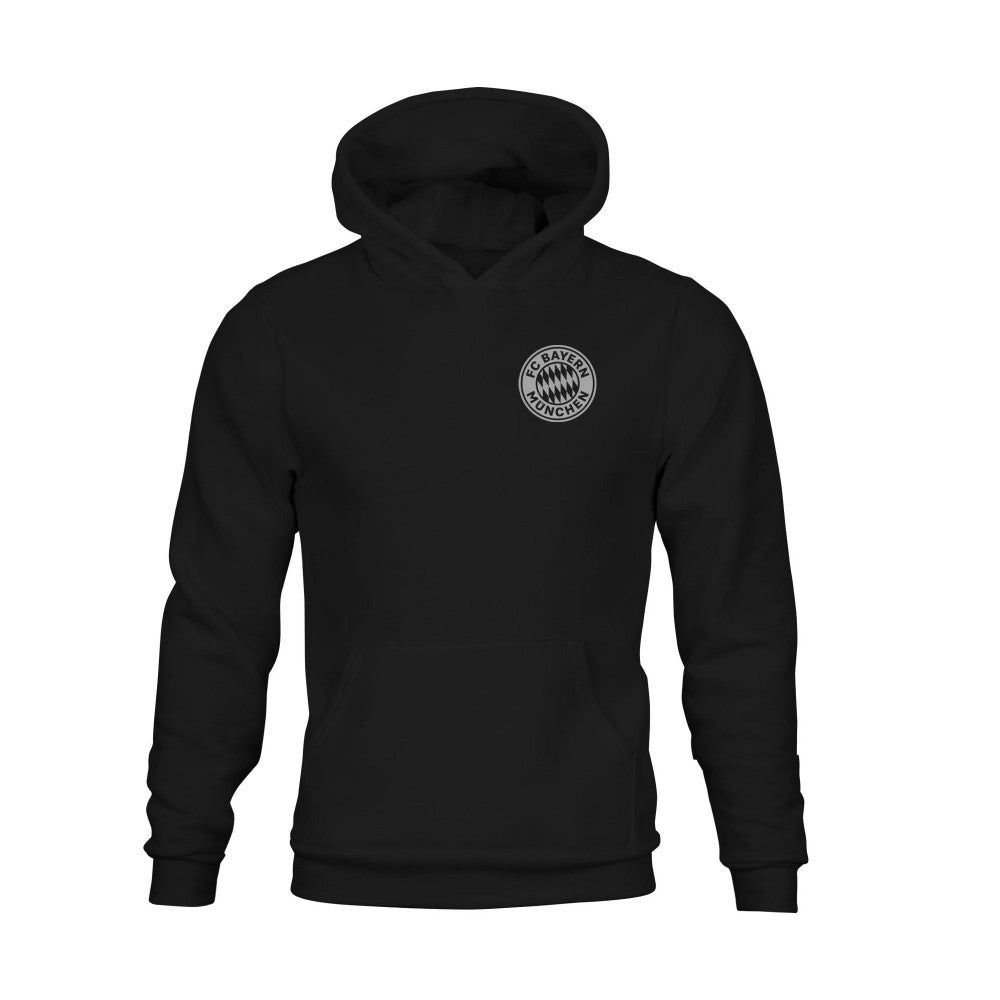 Bayern Munich 1863FC Youth Mono Badge Fleece Hoodie on sale - Black 