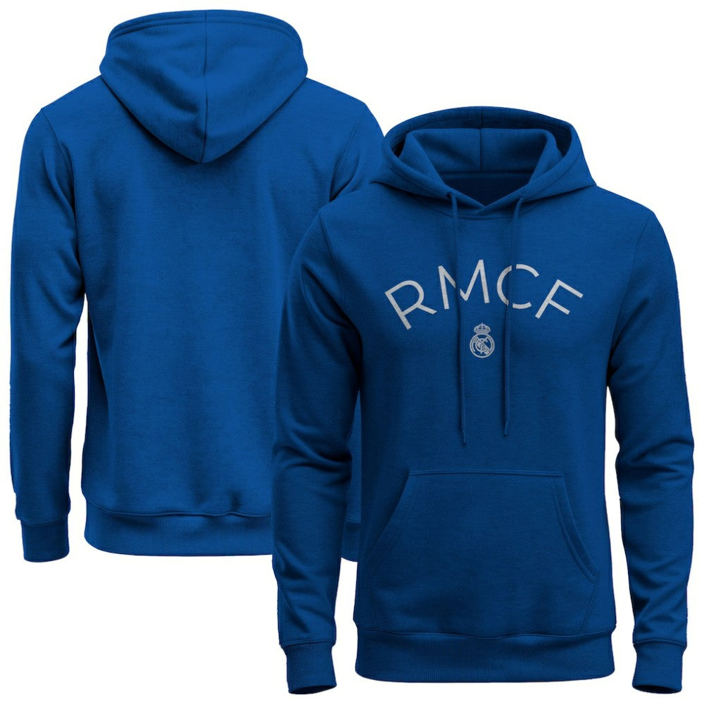 Real Madrid 1863FC Wordmark Fleece Hoodie Discount - Blue 