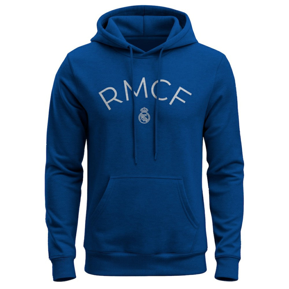 Real Madrid 1863FC Wordmark Fleece Hoodie Discount - Blue 