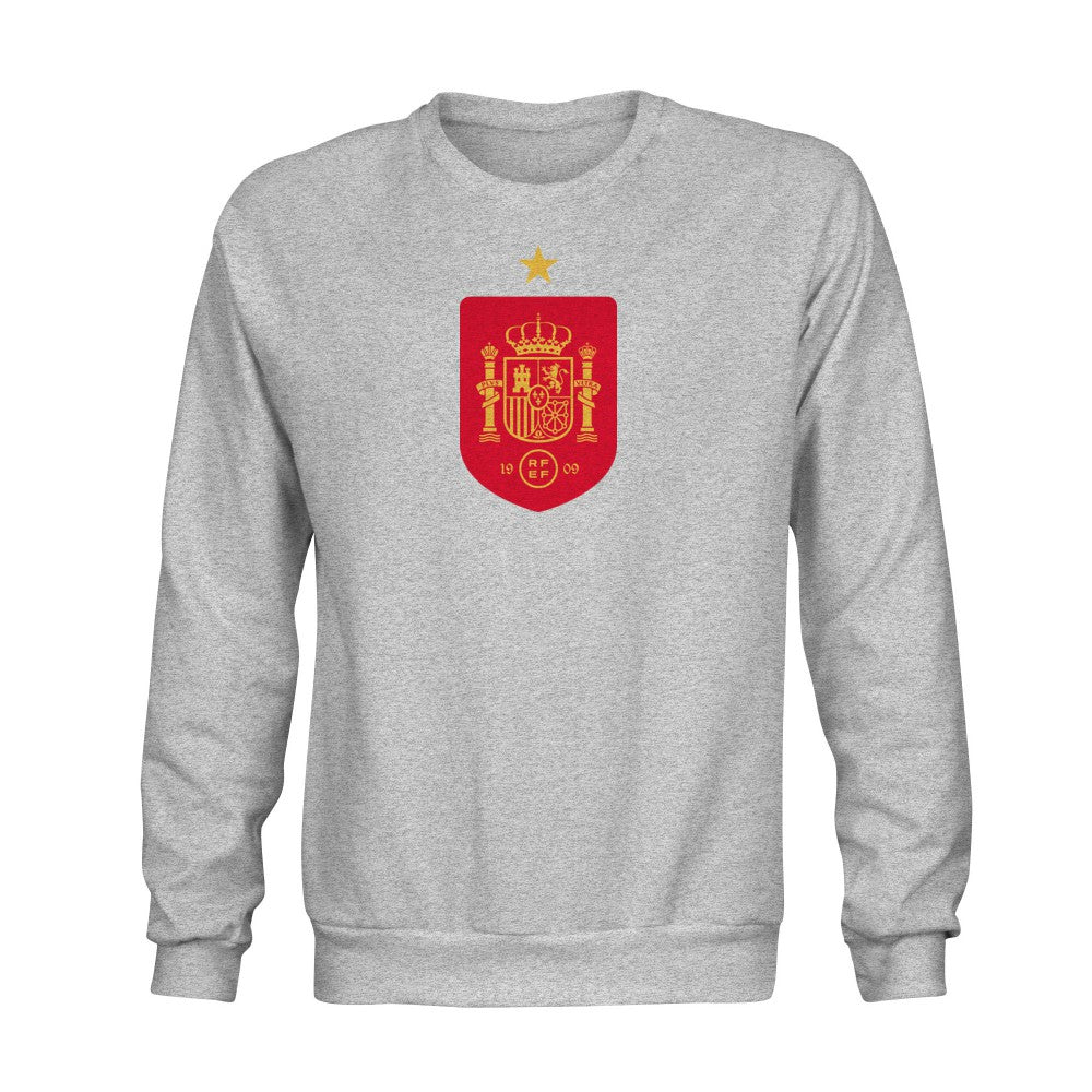 Spain National Team 1863FC Color Badge Sweatshirt for sale - Gray 