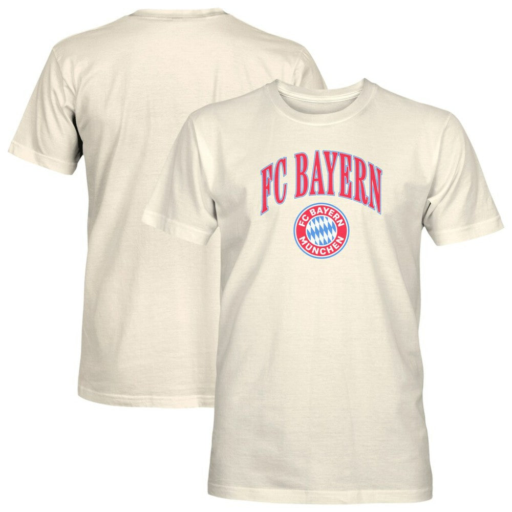 Bayern Munich 1863FC Retro Stripes T-Shirt on sale - Cream 