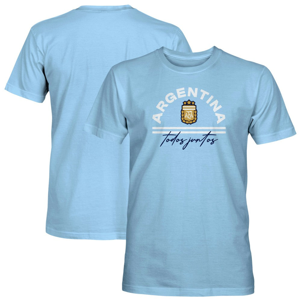 Argentina National Team 1863FC Team Arch T-Shirt for sale - Light Blue 