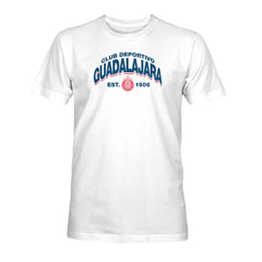 Chivas 1863FC Team Arch T-Shirt Discount - White 