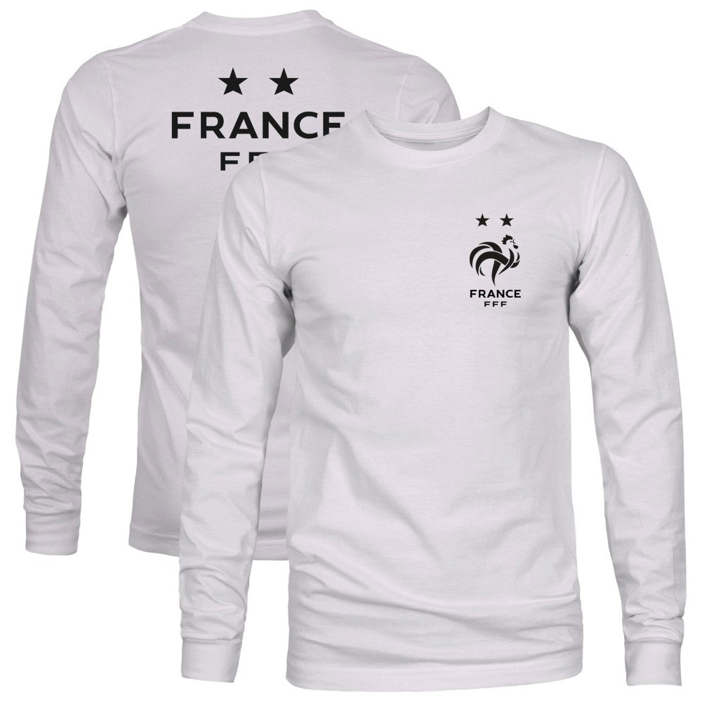 France National Team 1863FC Platinum Touch Long Sleeve T-Shirt for sale - Gray 