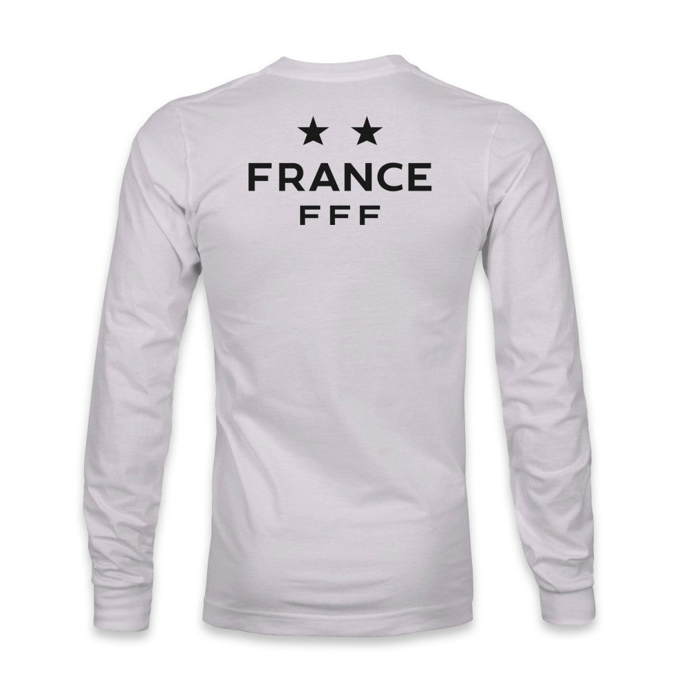 France National Team 1863FC Platinum Touch Long Sleeve T-Shirt for sale - Gray 