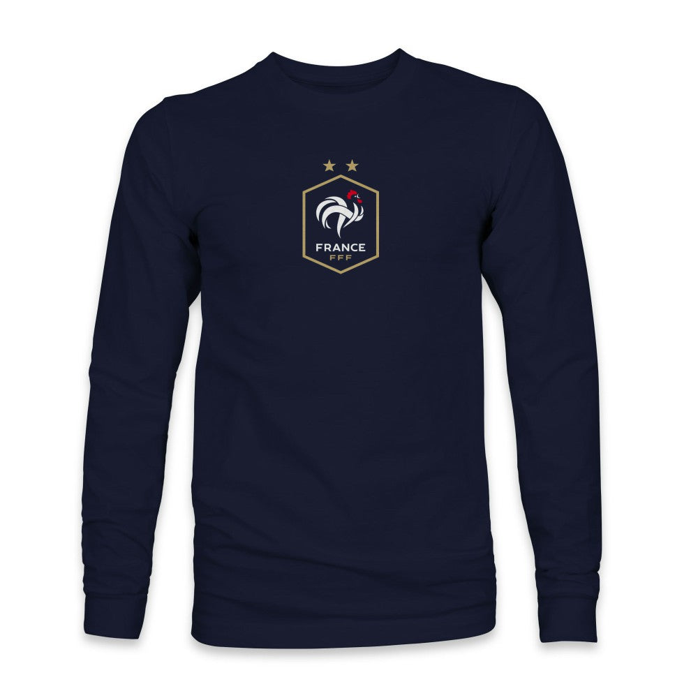 France National Team 1863FC Color Badge Long Sleeve T-Shirt for sale - Navy 