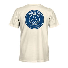 Paris Saint-Germain 1863FC Big Logo Heavyweight T-Shirt on sale - Cream 