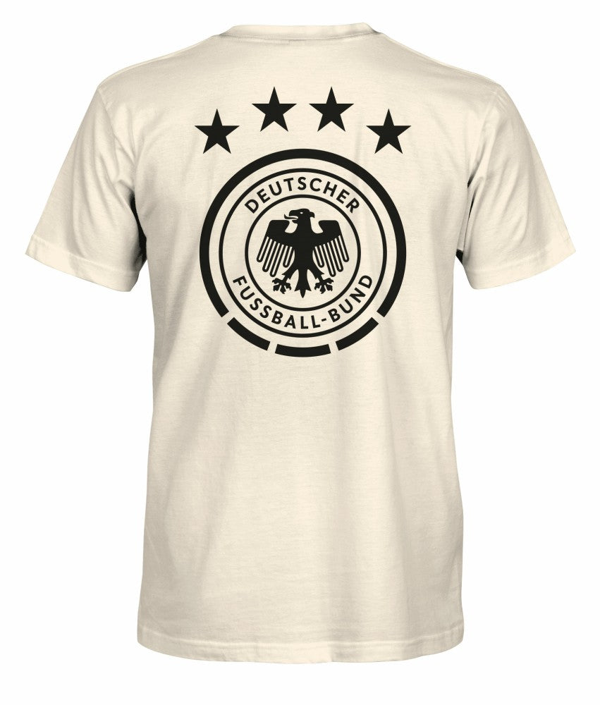 Germany National Team 1863FC Big Logo Heavyweight T-Shirt for sale - Cream 